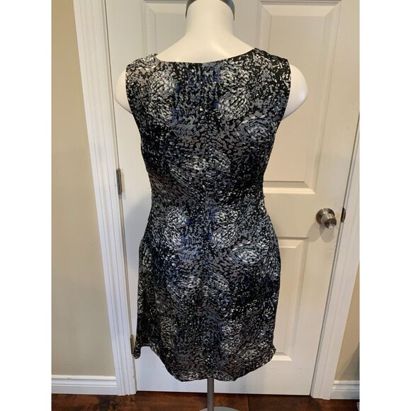 MM Couture Black & Gray Splatter Print Dress, Size Small - Picture 4 of 5